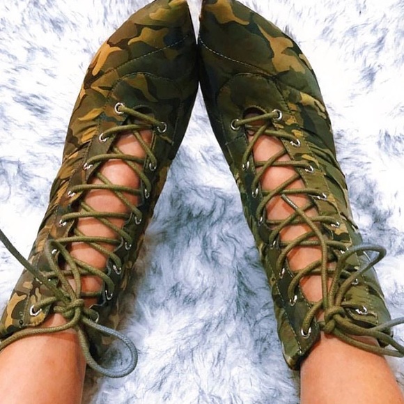 Cape Robbin Shoes - Camouflage Booties